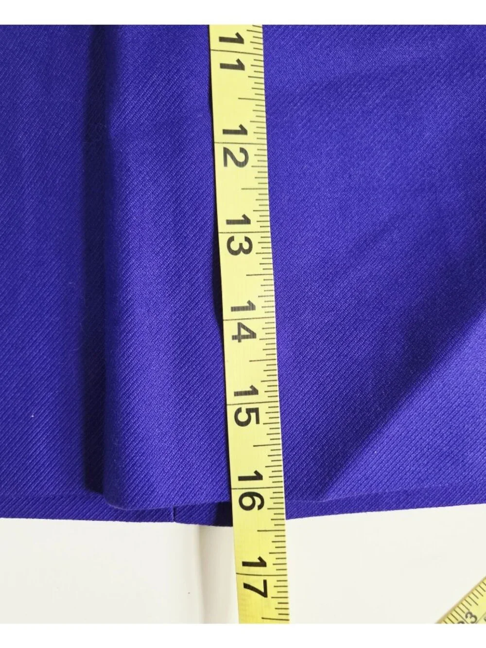 J. Crew Factory Women's Mini Skirt 100% Cotton Indigo Purple Size 6 NWT - Picture 9 of 10
